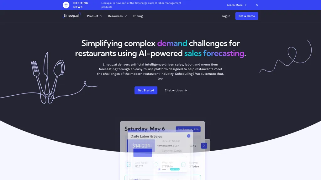 lineup.ai 工具截图