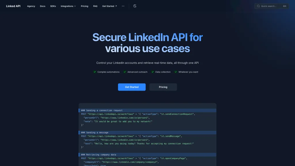 Linked API 工具截图