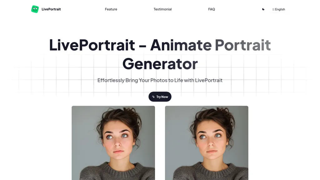 LivePortrait.co 官网截图