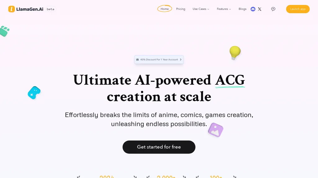 LlamaGen.Ai 官网截图