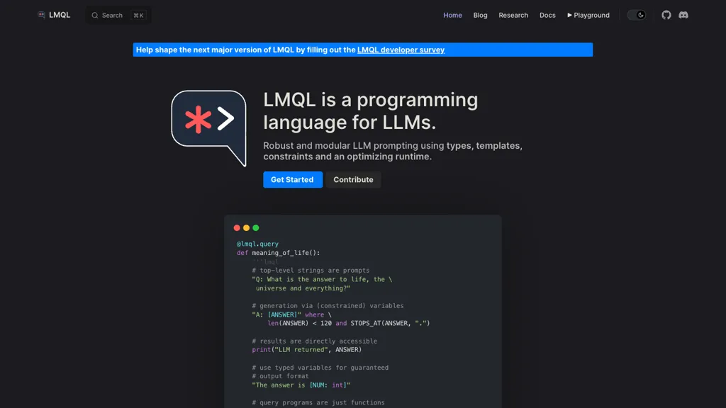 Lmql 工具截图