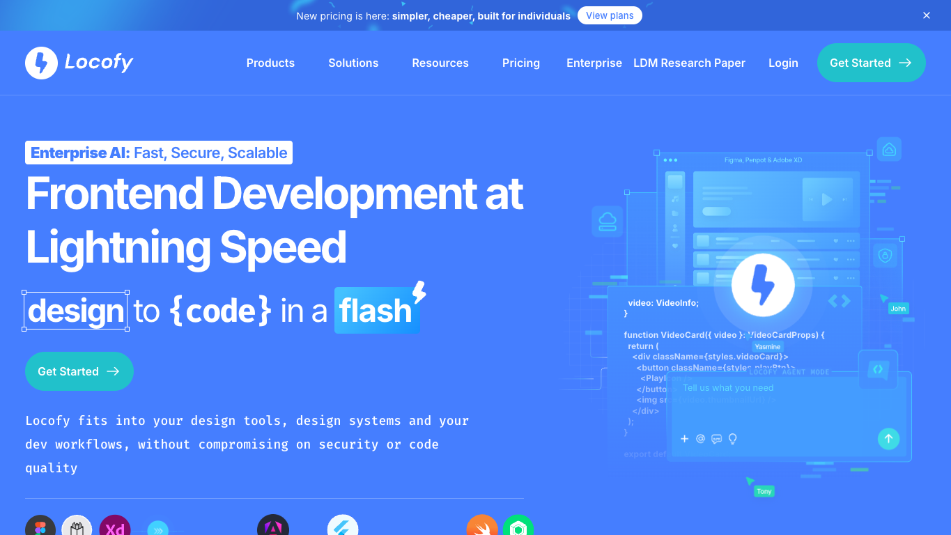 Locofy.ai 官网截图