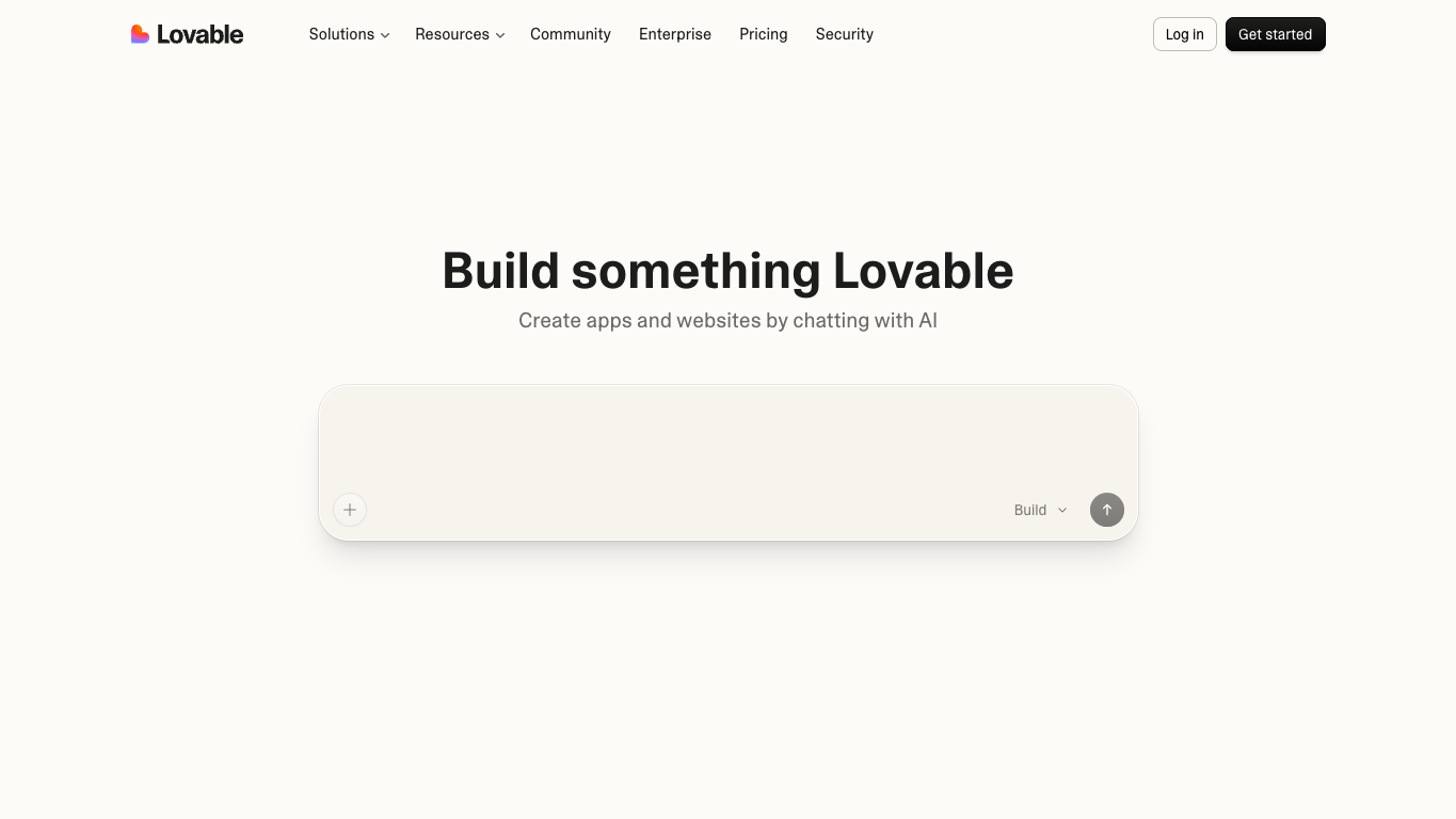 Loveable.dev 官网截图