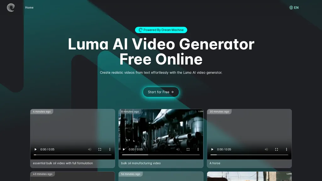AIVideoGenerator.me 官网截图