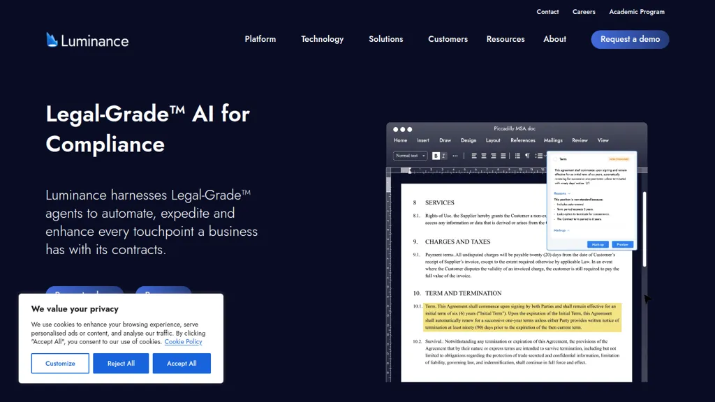 luminance.com 工具截图