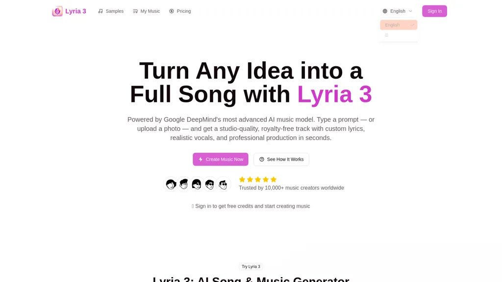 Lyria3.pro 工具截图