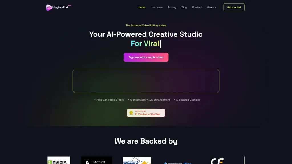 Magicroll.ai 官网截图