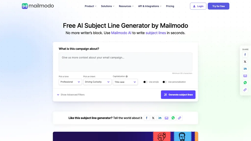 Mailmodo 工具截图