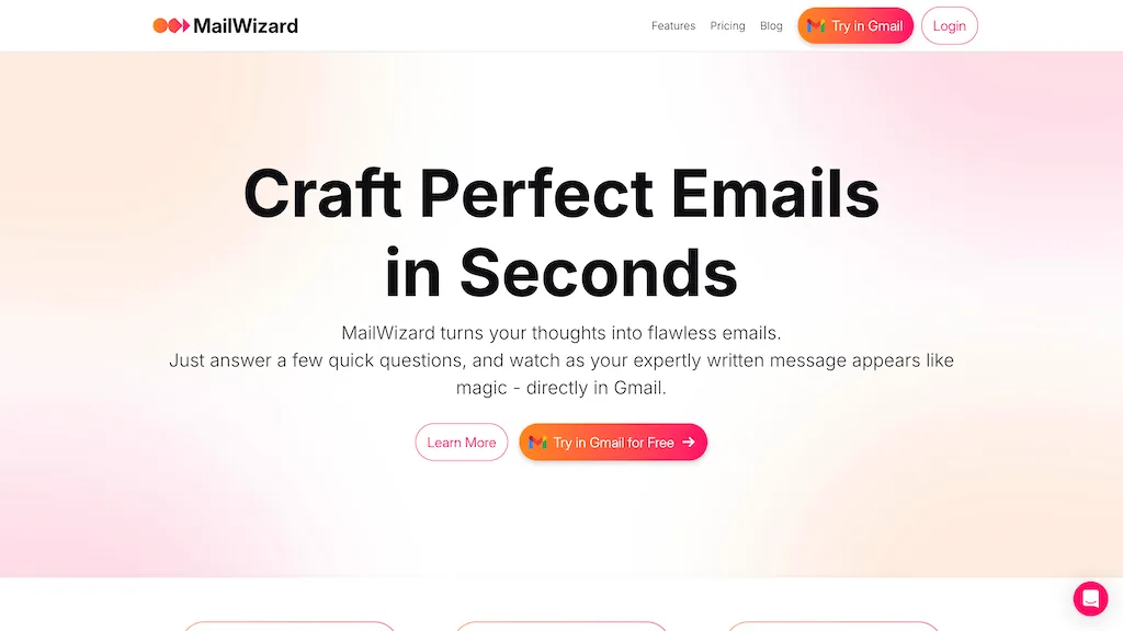MailWizard 官网截图