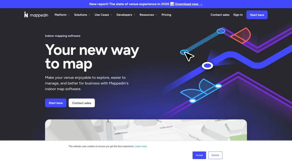 Mappedin 官网截图