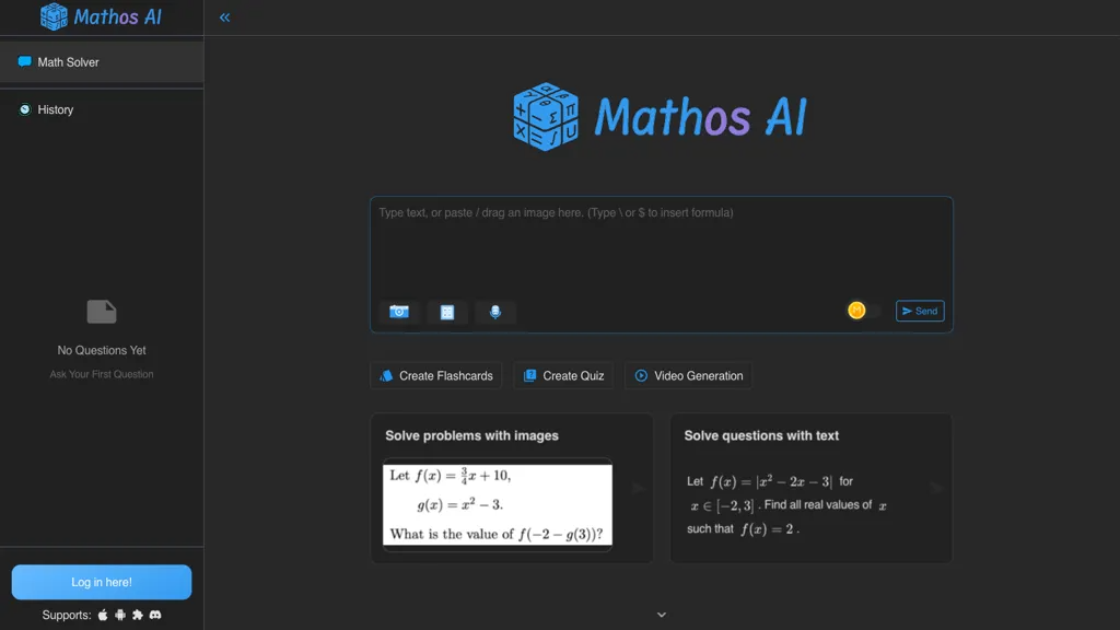 MathGPTPro 官网截图