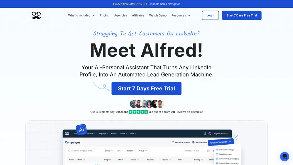 Meet Alfred 官网截图