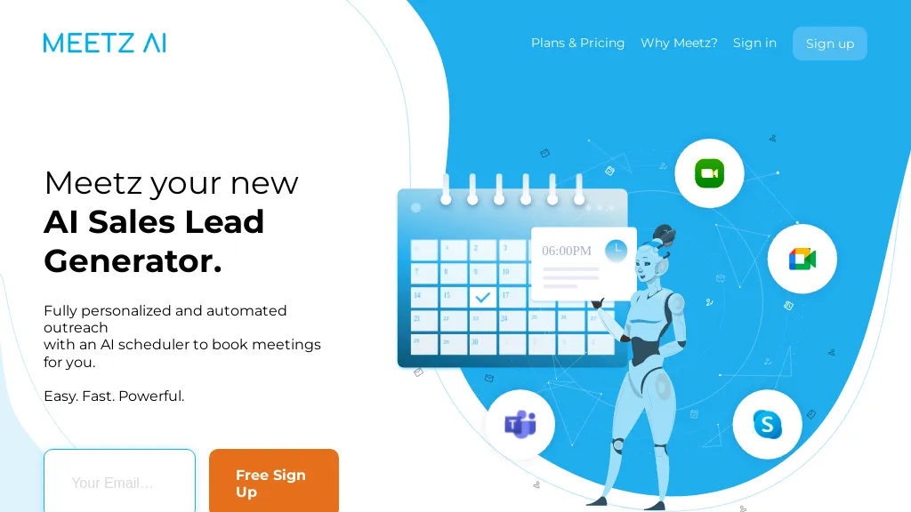 Meetz AI 工具截图