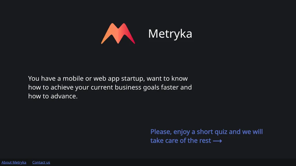 Metryka 工具截图
