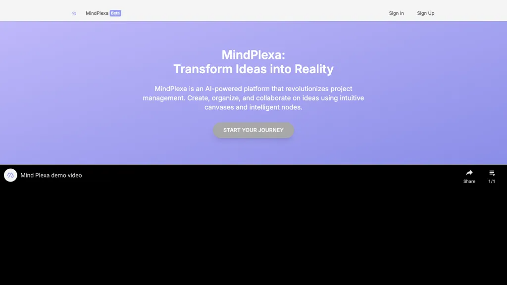 MindPlexa 官网截图