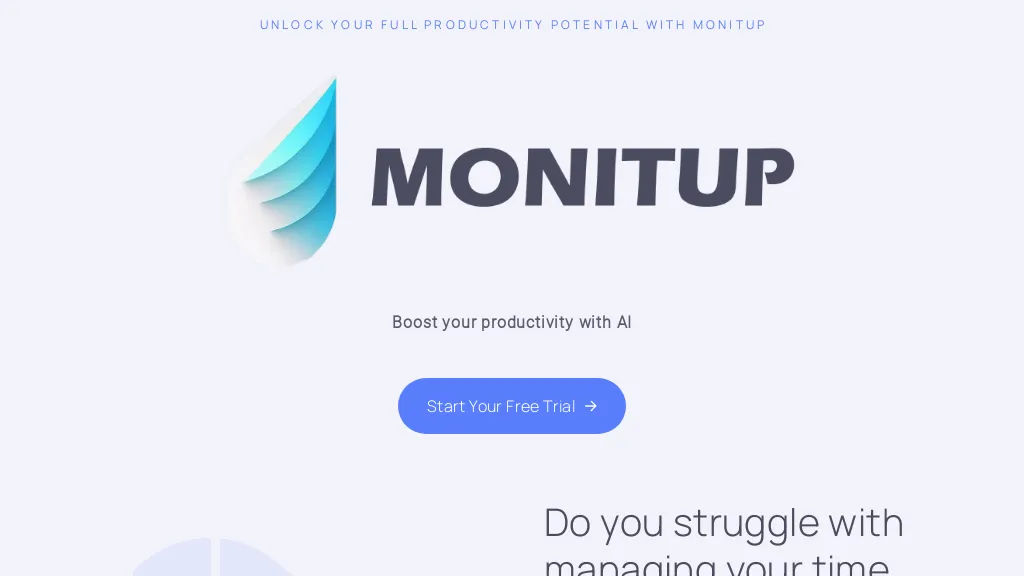 MonitUp Time Tracking 官网截图