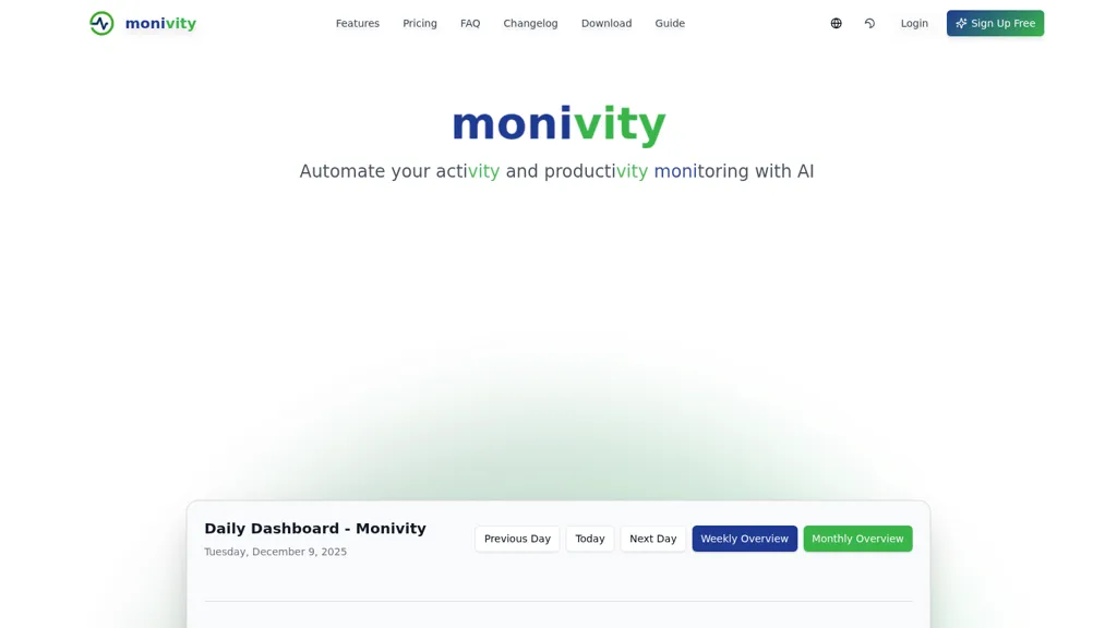 Monivity 官网截图