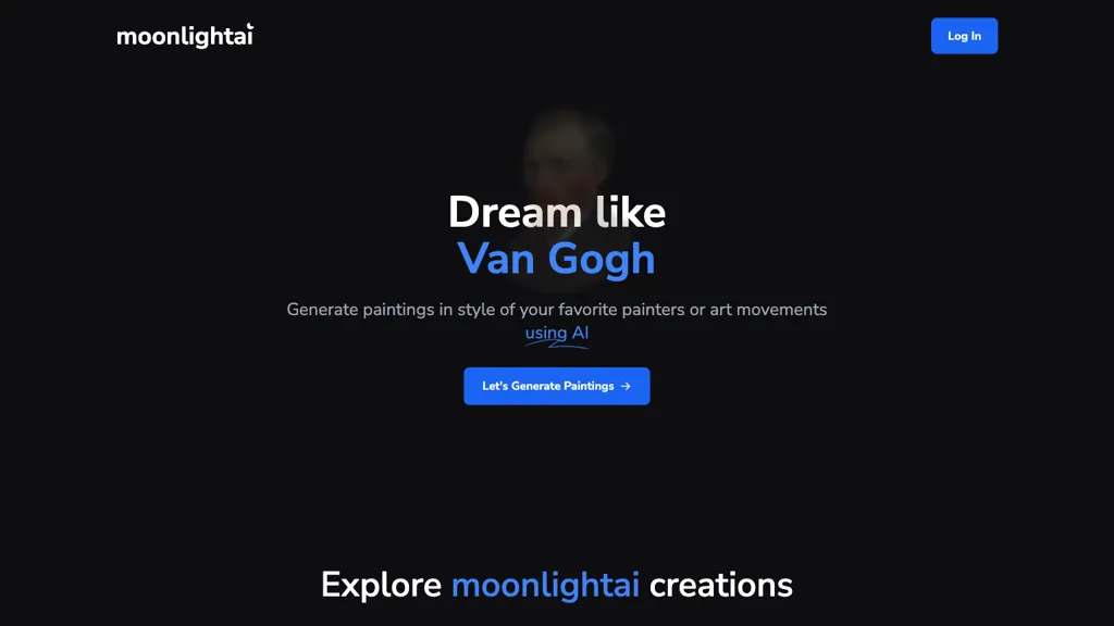 moonlightai.art 官网截图