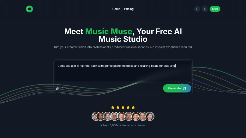 Music Muse 官网截图