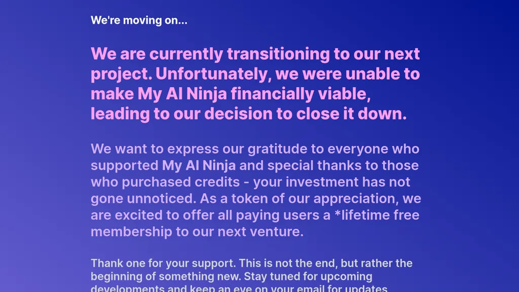 My AI Ninja 工具截图