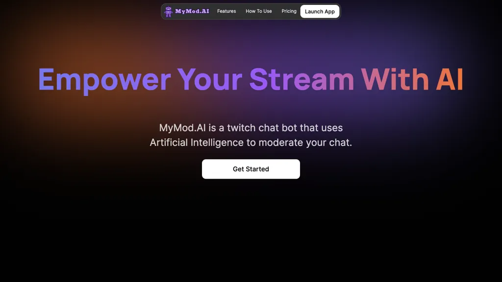 MyMod.AI 官网截图