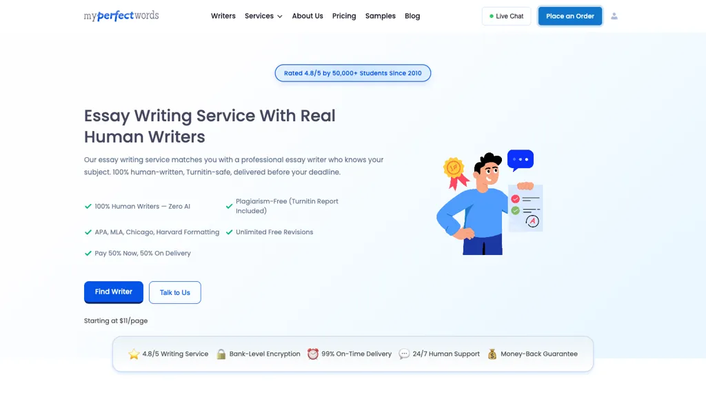 MyPerfectWords 官网截图