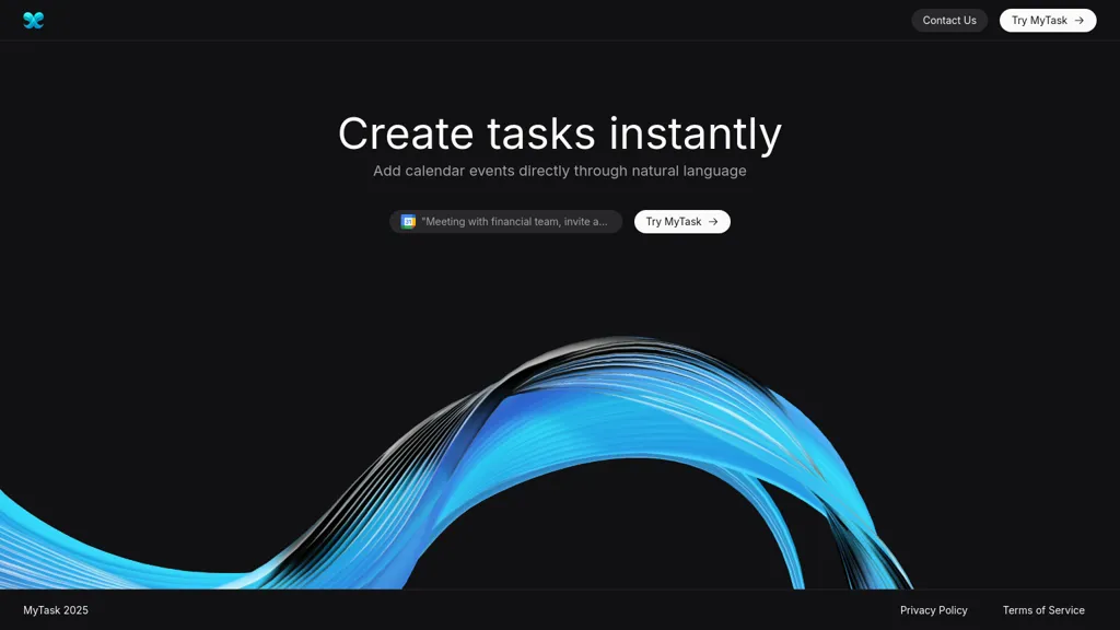 MyTask 官网截图