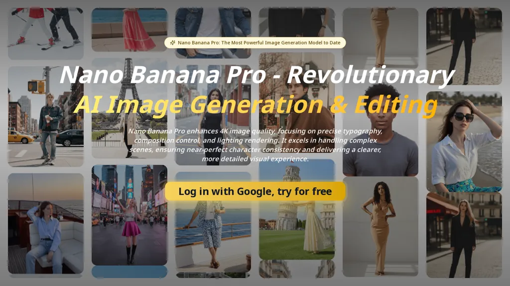 Nano Banana Pro 官网截图