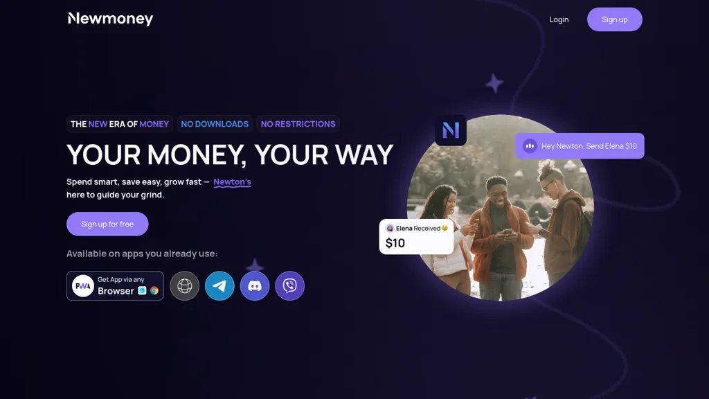 Newmoney.AI 工具截图