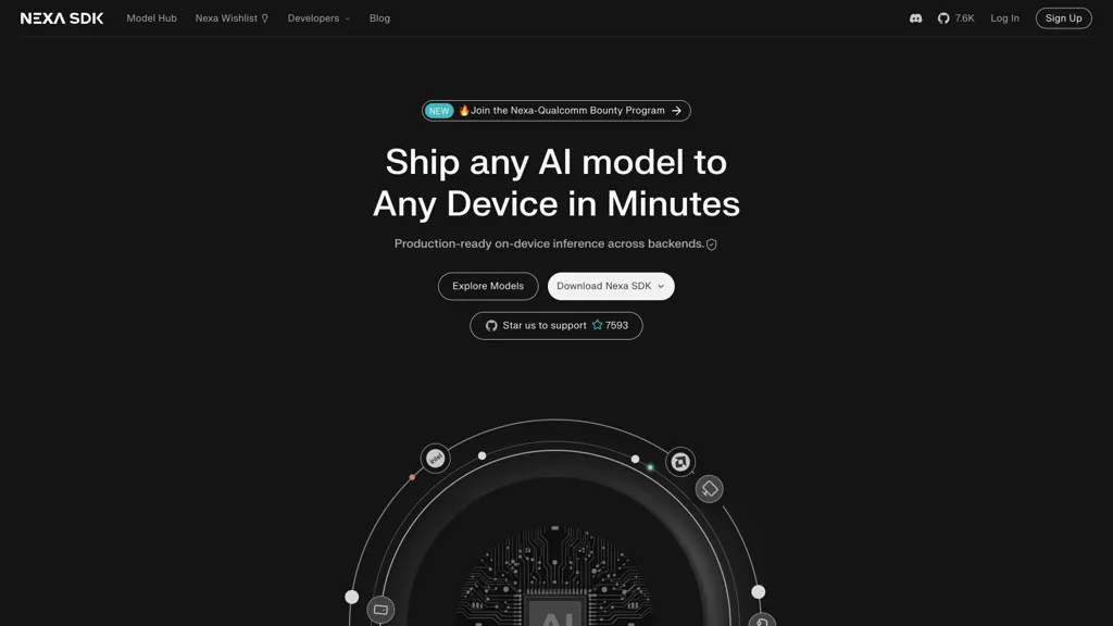 Nexa SDK 工具截图