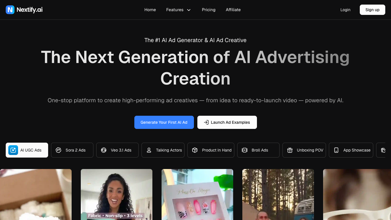Nextify.ai 官网截图