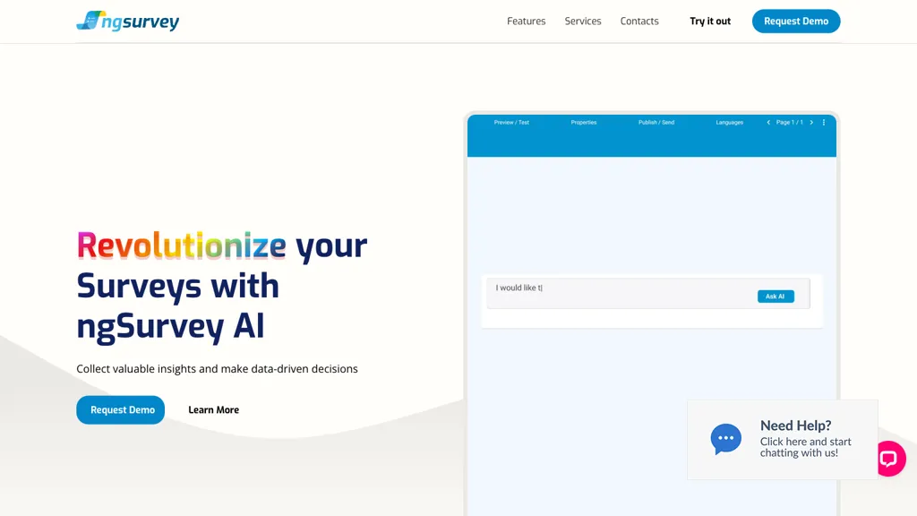 Ngsurvey.com 官网截图