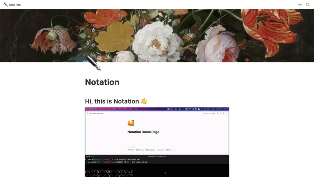Notation 官网截图