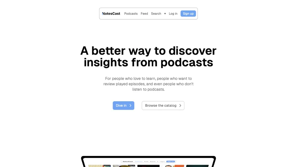 NotesCast 工具截图