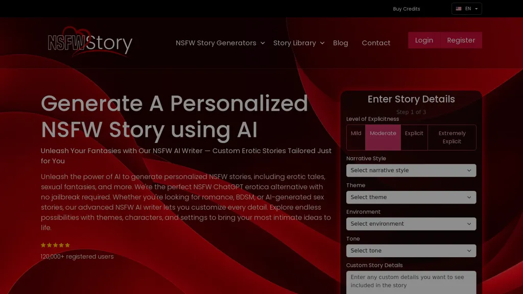 NSFW Story Generator 官网截图