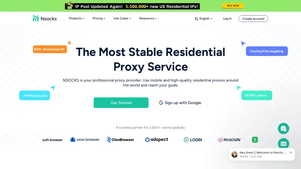 NSocks.com 工具截图