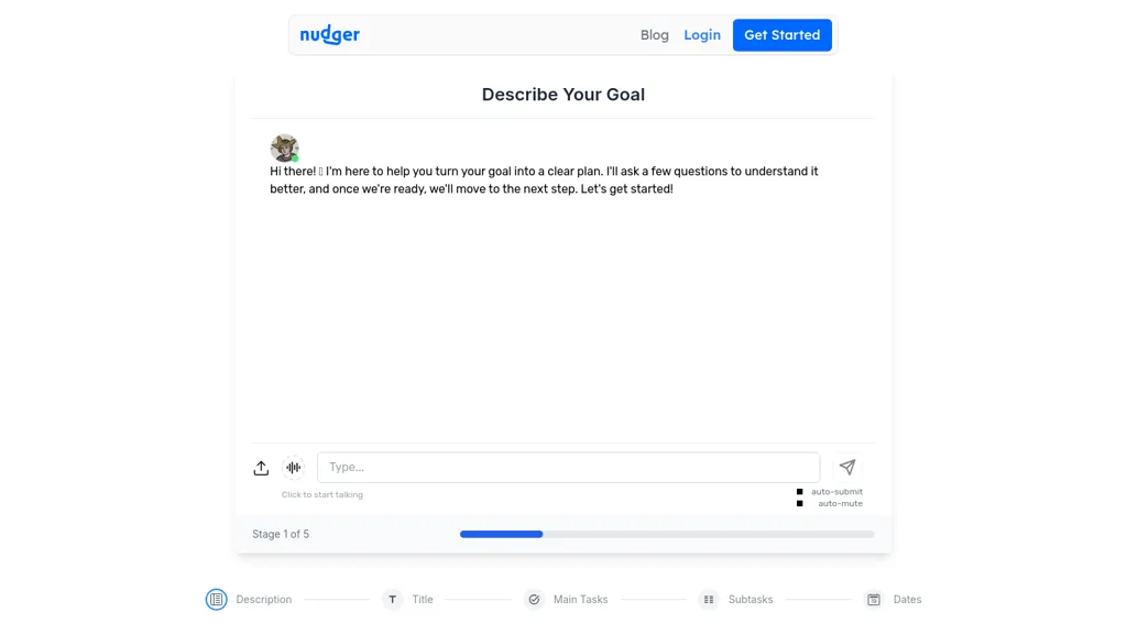 Nudger 官网截图