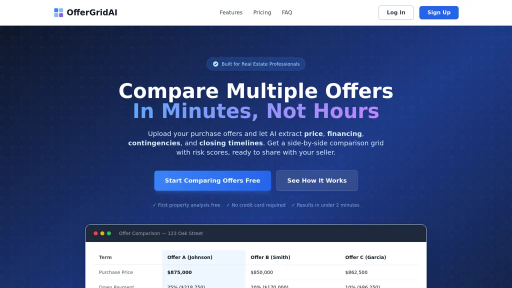 OfferGrid AI 工具截图