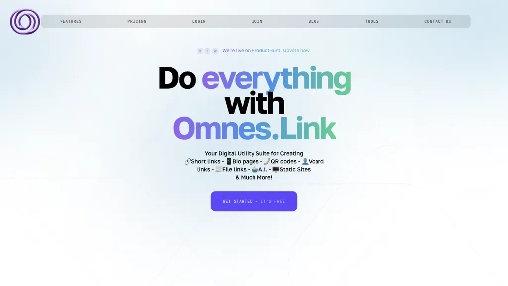 Omnes.link 官网截图