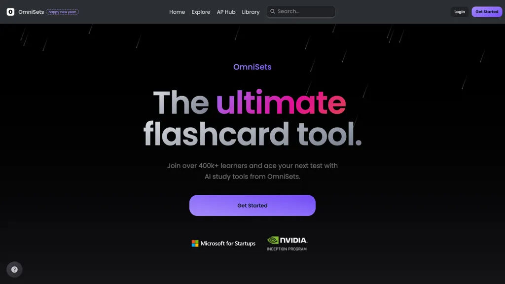 OmniSets AI 官网截图