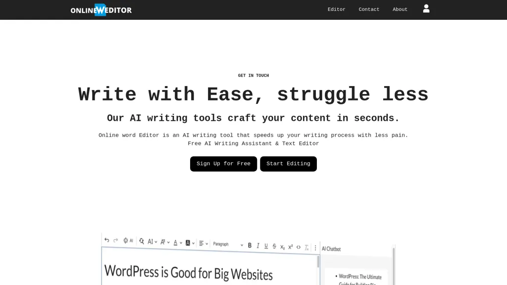 online word editor 官网截图