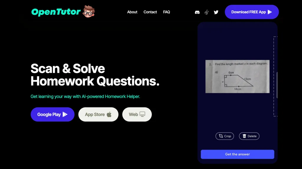 Open Tutor App 官网截图