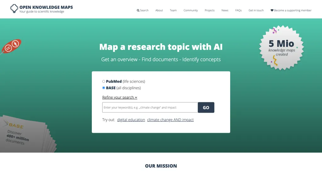 openknowledgemaps.org 官网截图