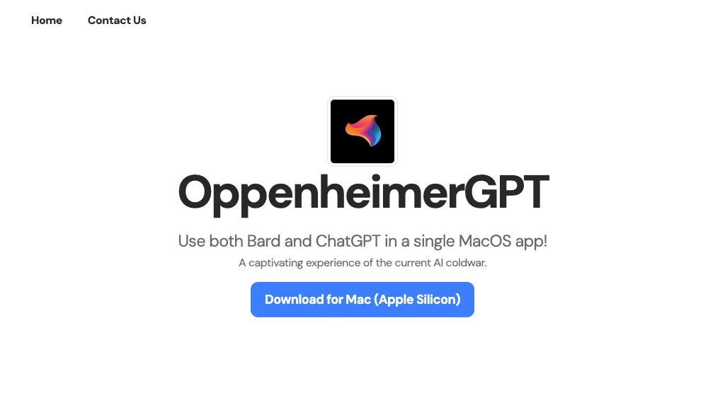 OppenheimerGPT 工具截图