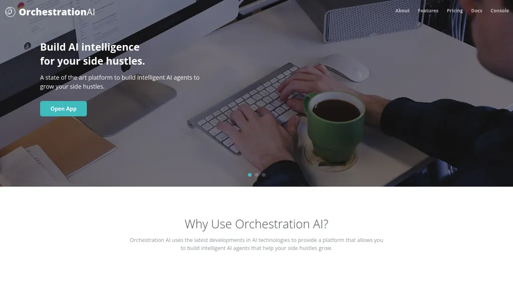 Orchestration AI 工具截图