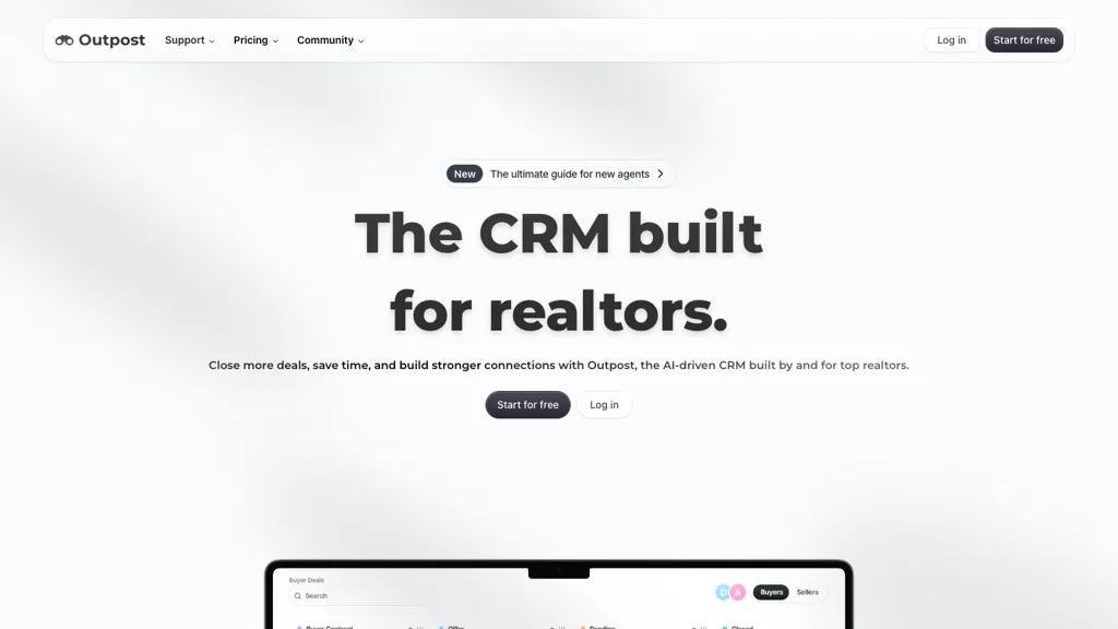 Outpost crm 工具截图