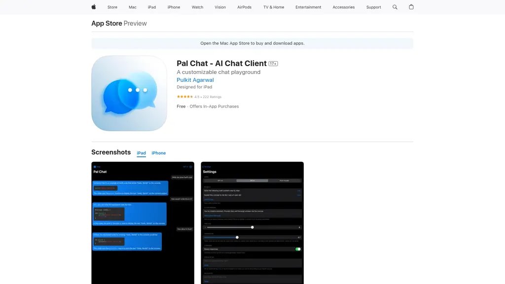 Pal Chat 工具截图