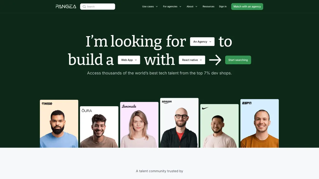 pangea.ai 工具截图