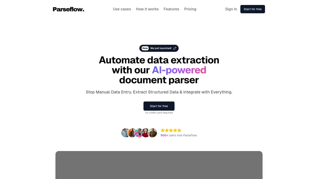 Parseflow.io 工具截图