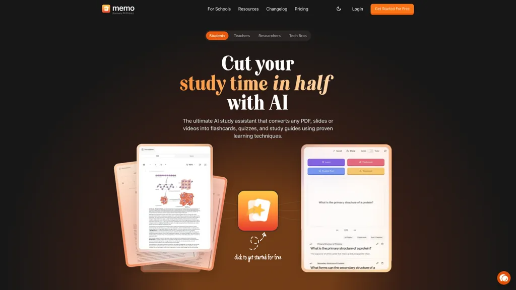 PDF2Anki 官网截图